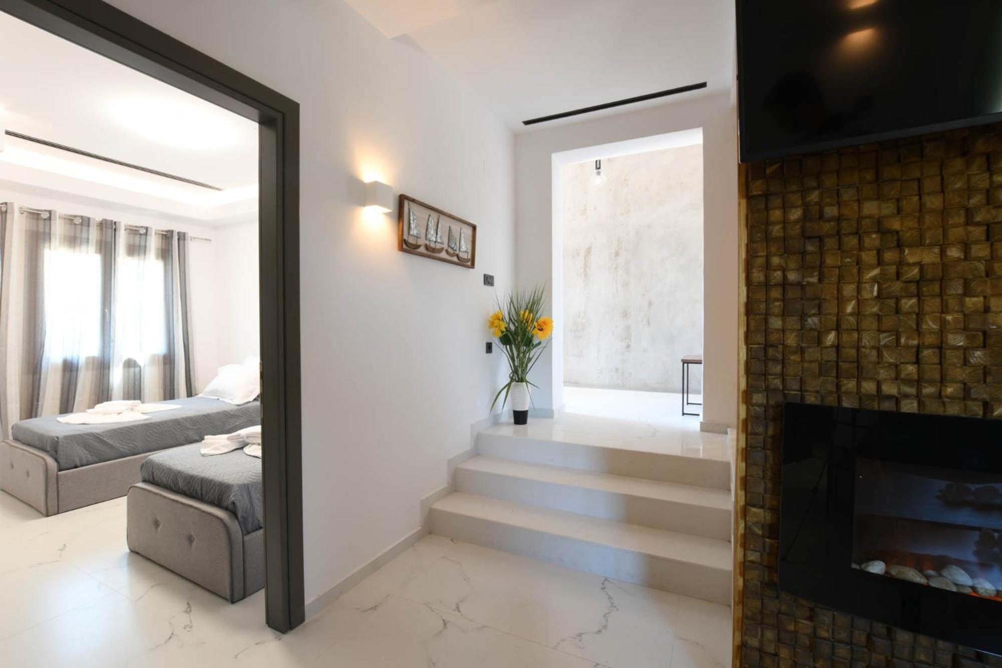 Orion Eco Suites Karteros Habitación foto